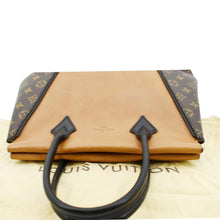 Load image into Gallery viewer, LOUIS VUITTON W PM Monogram Cuir Orfevre Tote Bag Safran
