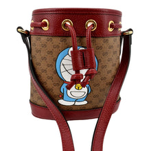 Load image into Gallery viewer, GUCCI Doraemon x Candy Mini GG Supreme Monogram Bucket Bag Beige 647801
