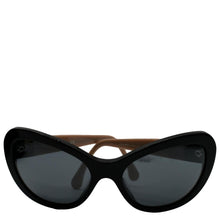 Load image into Gallery viewer, CHANEL 5321-A c.1333/26 Cat Eye Black Sunglasses Gray Mirrored Lens
