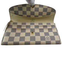 Load image into Gallery viewer, LOUIS VUITTON Emilie Damier Azur Wallet White
