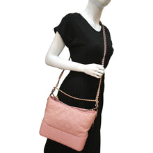 Load image into Gallery viewer, CHANEL Gabrielle Medium Aged Calfskin Leather Shoulder Bag Pink
