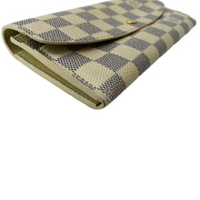 Load image into Gallery viewer, LOUIS VUITTON Emilie Damier Azur Wallet White
