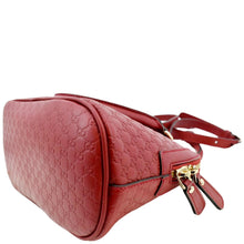 Load image into Gallery viewer, GUCCI Dome Convertible Leather Crossbody Bag Red 449654
