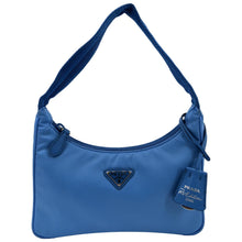 Load image into Gallery viewer, PRADA Re-Edition 2000 Nylon Hobo Bag Blue
