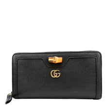 Load image into Gallery viewer, Gucci Diana Continental Zip Around Leather Wallet - Front
