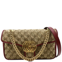 Load image into Gallery viewer, Gucci GG Marmont Small Matelasse Canvas Shoulder Bag  - Front
