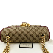 Load image into Gallery viewer, Gucci GG Marmont Small Matelasse Canvas Shoulder Bag - Top
