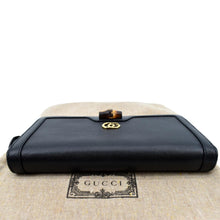 Load image into Gallery viewer, GUCCI Diana Continental Leather Wallet Black 658634
