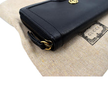 Load image into Gallery viewer, GUCCI Diana Continental Leather Wallet Black 658634
