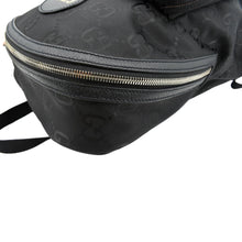 Load image into Gallery viewer, Gucci Off The Grid GG Nylon Backpack Bag in Black - Left Side
