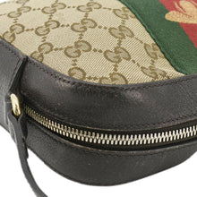 Load image into Gallery viewer, GUCCI Bee Web GG Canvas Camera Crossbody Bag Beige corner look
