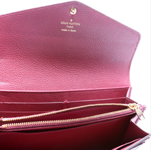 Load image into Gallery viewer, Louis Vuitton Sarah Monogram Empreinte Leather Wallet Berry
