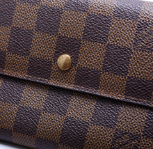 Load image into Gallery viewer, Louis Vuitton Porte Tresor International Damier Ebene Wallet Brown
