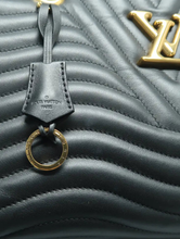 Load image into Gallery viewer, Louis Vuitton New Wave Leather Satchel Bag Black
