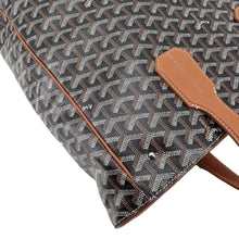 Load image into Gallery viewer, GOYARD Voltaire III Chevron Print Canvas Tote Bag Black
