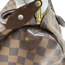 Load image into Gallery viewer, LOUIS VUITTON Speedy 35 Damier Ebene Satchel Bag Brown
