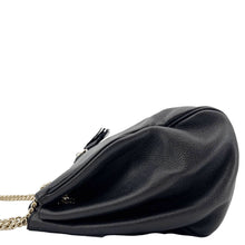 Load image into Gallery viewer, GUCCI Emily Pebbled Leather Chain Shoulder Bag Black 336757
