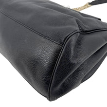 Load image into Gallery viewer, GUCCI Emily Pebbled Leather Chain Shoulder Bag Black 336757
