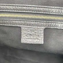 Load image into Gallery viewer, GUCCI Emily Pebbled Leather Chain Shoulder Bag Black 336757
