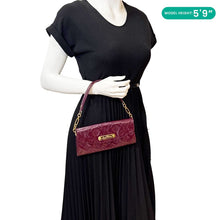 Load image into Gallery viewer, LOUIS VUITTON Sunset Boulevard Monogram Vernis Shoulder Bag Dark Purple
