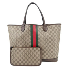 Load image into Gallery viewer, GUCCI Ophidia Large GG Supreme Canvas Tote Bag Beige  726755
