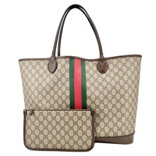 Load image into Gallery viewer, GUCCI Ophidia Large GG Supreme Canvas Tote Bag Beige  726755
