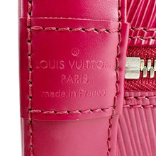 Load image into Gallery viewer, LOUIS VUITTON Alma PM Epi Leather Satchel Bag Burgundy
