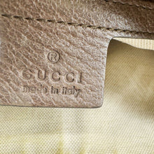 Load image into Gallery viewer, GUCCI Ophidia Web Half Moon GG Supreme Canvas Hobo Bag Beige 598125
