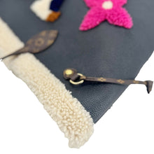 Load image into Gallery viewer, LOUIS VUITTON Neverfull MM Monogram Teddy Shearling Shoulder Bag Black
