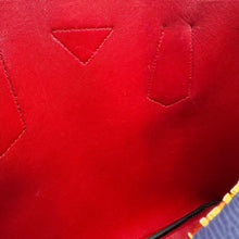 Load image into Gallery viewer, PRADA Double Handle Medium Saffiano Leather Shoulder Bag Navy Blue
