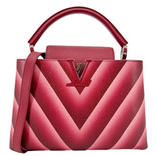 Load image into Gallery viewer, LOUIS VUITTON Capucines PM V Taurillon Leather Shoulder Bag Cerise
