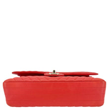 Load image into Gallery viewer, CHANEL Classic Double Flap Medium Chevron Leather Shoulder Bag Orange

