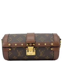 Load image into Gallery viewer, LOUIS VUITTON Papillon Trunk Monogram Canvas Satchel Bag Brown
