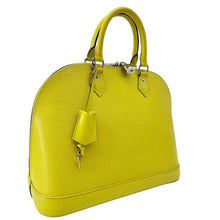 Load image into Gallery viewer, LOUIS VUITTON Alma PM Epi Leather Satchel Bag Yellow
