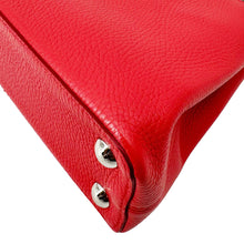 Load image into Gallery viewer, LOUIS VUITTON Capucines BB Python Handle Leather Satchel Shoulder Bag Red
