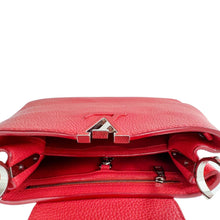 Load image into Gallery viewer, LOUIS VUITTON Capucines BB Python Handle Leather Satchel Shoulder Bag Red
