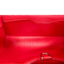 Load image into Gallery viewer, LOUIS VUITTON Capucines BB Python Handle Leather Satchel Shoulder Bag Red
