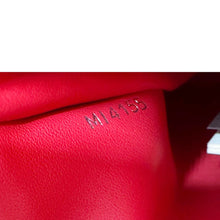 Load image into Gallery viewer, LOUIS VUITTON Capucines BB Python Handle Leather Satchel Shoulder Bag Red
