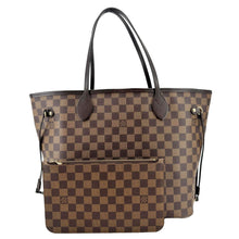 Load image into Gallery viewer, LOUIS VUITTON Neverfull MM Damier Ebene Shoulder Bag Brown
