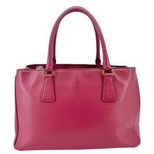 Load image into Gallery viewer, PRADA Galleria Double Zip Saffiano Leather Top Handle Tote Bag Pink
