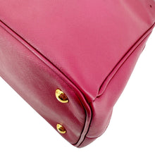 Load image into Gallery viewer, PRADA Galleria Double Zip Saffiano Leather Top Handle Tote Bag Pink
