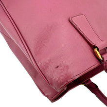 Load image into Gallery viewer, PRADA Galleria Double Zip Saffiano Leather Top Handle Tote Bag Pink
