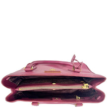 Load image into Gallery viewer, PRADA Galleria Double Zip Saffiano Leather Top Handle Tote Bag Pink
