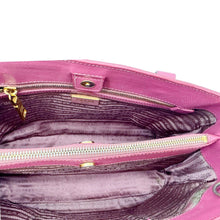 Load image into Gallery viewer, PRADA Galleria Double Zip Saffiano Leather Top Handle Tote Bag Pink
