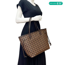 Load image into Gallery viewer, LOUIS VUITTON Neverfull MM Damier Ebene Shoulder Bag Brown
