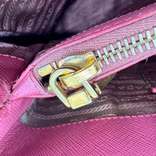 Load image into Gallery viewer, PRADA Galleria Double Zip Saffiano Leather Top Handle Tote Bag Pink
