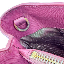 Load image into Gallery viewer, PRADA Galleria Double Zip Saffiano Leather Top Handle Tote Bag Pink
