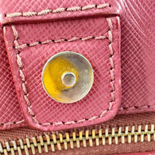 Load image into Gallery viewer, PRADA Galleria Double Zip Saffiano Leather Top Handle Tote Bag Pink
