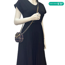 Load image into Gallery viewer, CHANEL 19 Round Tweed Chain Crossbody Bag Multicolor

