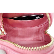 Load image into Gallery viewer, CHANEL Round Pearls Quilted Leather Crossbody Bag Pink
